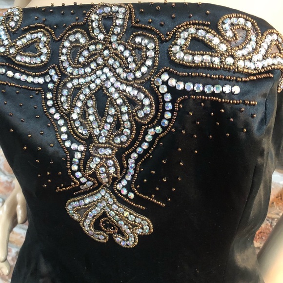 RANDOLPH DUKE silk evening gown - Picture 5 of 13